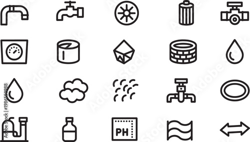 Weather and climate condition icons