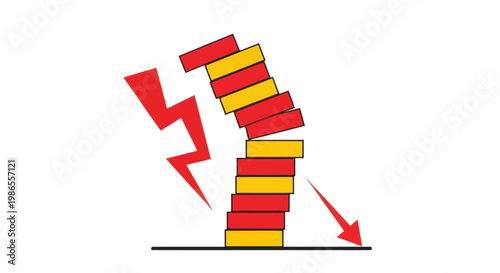 Instability Concept with Falling Blocks.