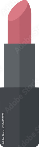 Lipstick close up in sleek case.