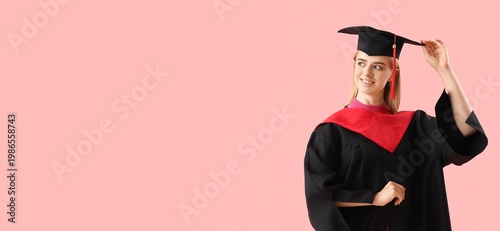 Female graduating student o...