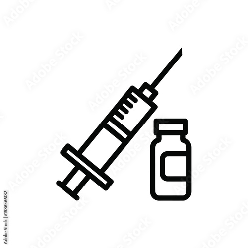 Vaccine Injection Icon