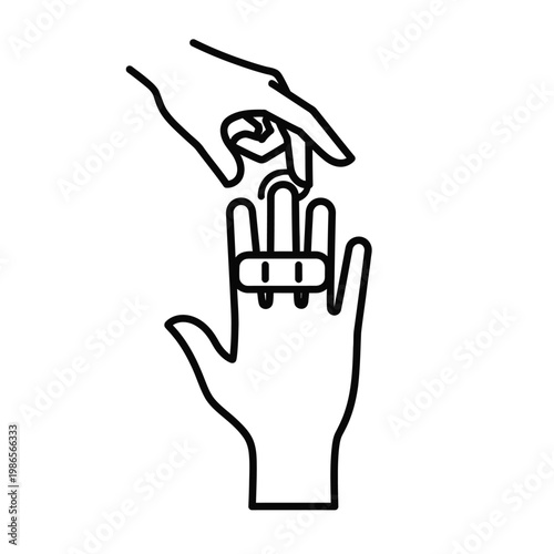 Hand Sanitizing Icon