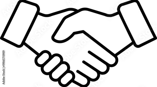 Handshake Between Partners Symbolizing Agreement.