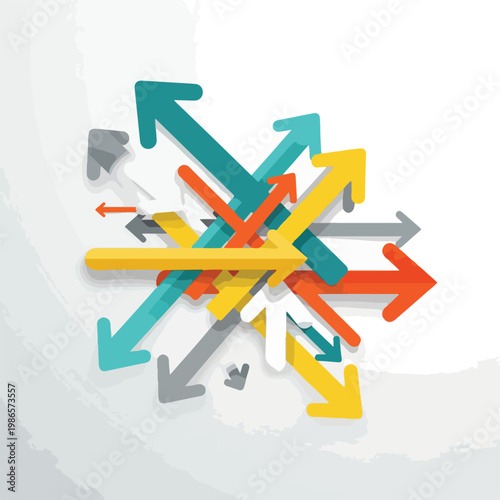 A colorful array of arrows