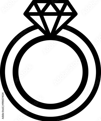 Diamond Ring Jewelry Close Up Shot.