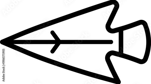 Paper airplane icon silhouette illustration.