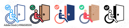 Accessibility Icon Sheet Multiple Style Collection 