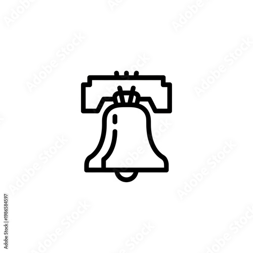 Notification bell icon with battery