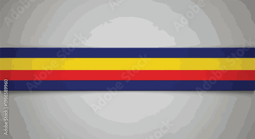 A digital representation of a flag with three horizontal stripes