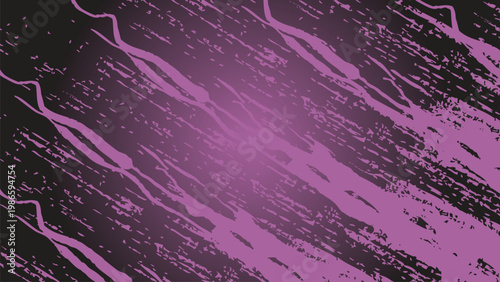 An abstract purple and pink grunge background features a digital circuit pattern and vintage paper texture, creating a stylish vector illustration backdrop for music or technology design