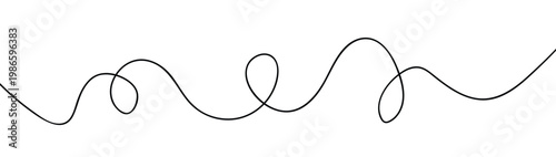 Seamless Flowing Wavy Line Pattern with Smooth Curves – Abstract Undulating Background Design