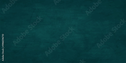 A vintage aged canvas features a rough green and blue grunge paint texture on a dirty old paper material backdrop, creating a blank patterned wallpaper design for an art background