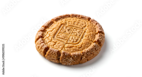 Mooncake on white background.