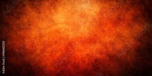 Abstract fire background featuring an inferno of glowing red and orange flames with a dark grunge texture and swirling smoke pattern for a hot vintage wallpaper design