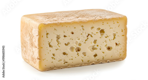 A block of artisanal green cheese.