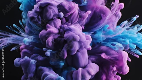 Wallpaper Mural Bright blue glowing sphere against a dark black background Torontodigital.ca