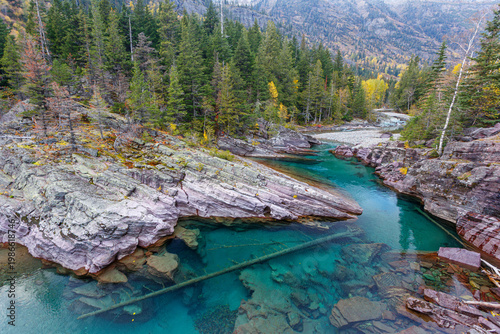 river in the mountains