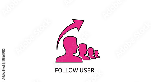 Growing Social Network Influence, Follower Increase Concept