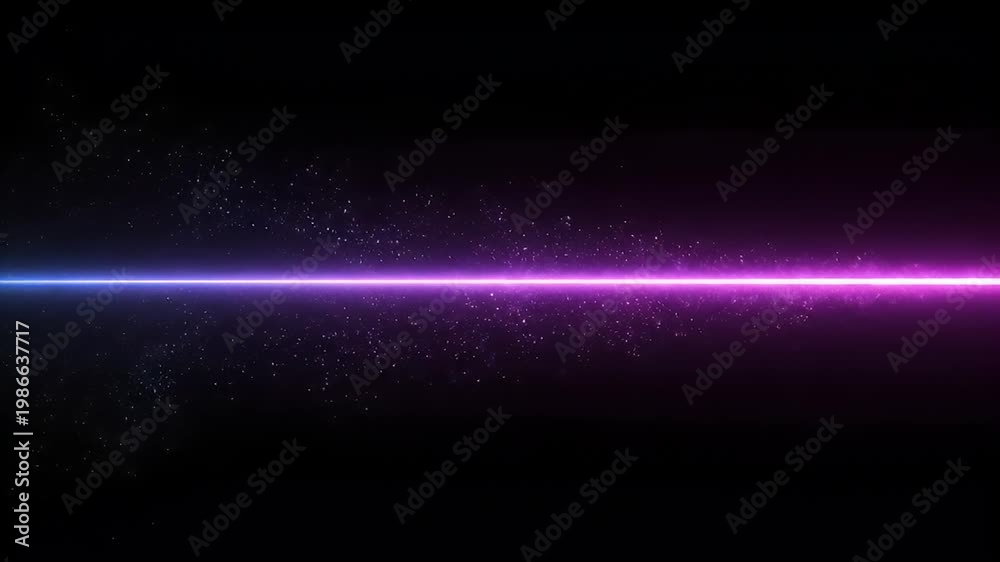 custom made wallpaper toronto digitalGlowing blue horizontal light beam on black background
