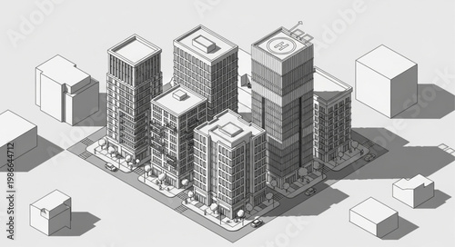 Modern Architectural Design of Residential Buildings.