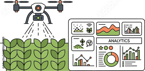 Drone analytics in agriculture: smart farming, crop monitoring, and data analysis