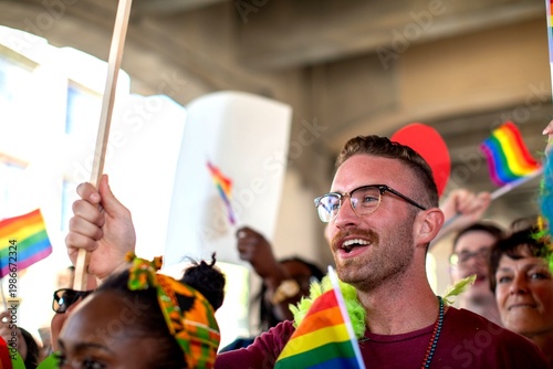 Photos Joyful pride parade celebration
