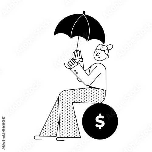 A doodle style illustration showing assurance
