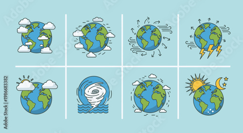 Earth Weather Globe Climate Change.