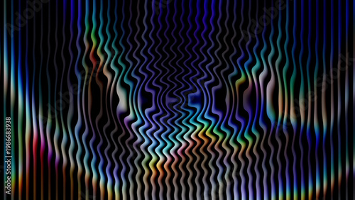 Vibrant abstract background with colorful wavy lines