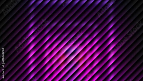 Vibrant purple and pink gradient background with diagonal lines