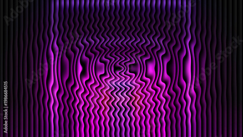 vibrant abstract wave pattern in neon purple and black for digital backgrounds