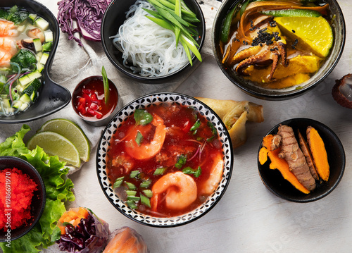 Wallpaper Mural Assortment of Thai food. Torontodigital.ca