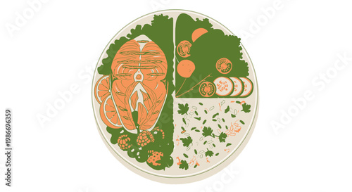 Veggie plate with various vegetables.