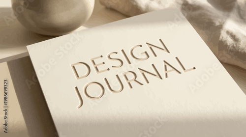 Minimal Cutout Text Effect Editable Paper Style Typography Soft Shadow Template