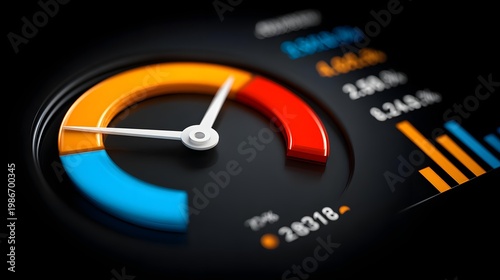 trading system concept with vibrant holographic dashboard showing diversified portfolio performance