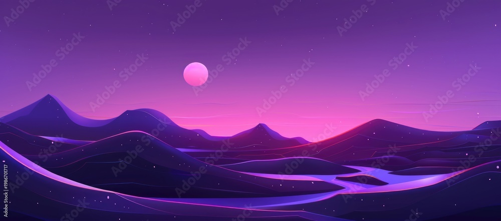 Obraz premium A gradient background with purple and black tones