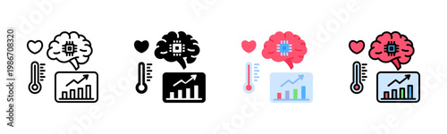 Intelligent Vital Analysis Icon Pack In Multiple Styles