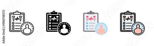 Personalized Vital Monitoring Icon Pack In Multiple Styles