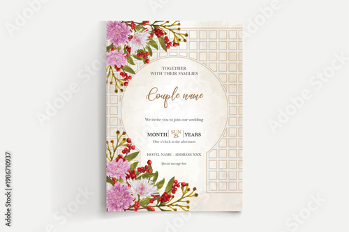Save the date wedding invitation templates