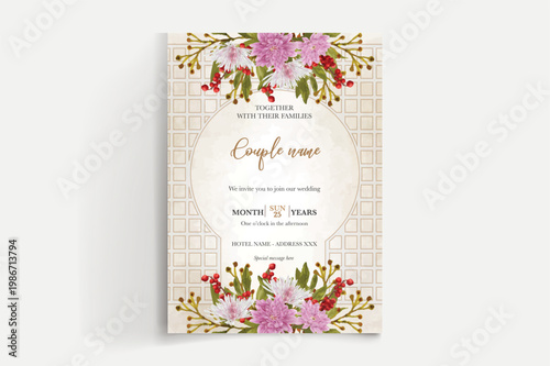 Save the date wedding invitation templates