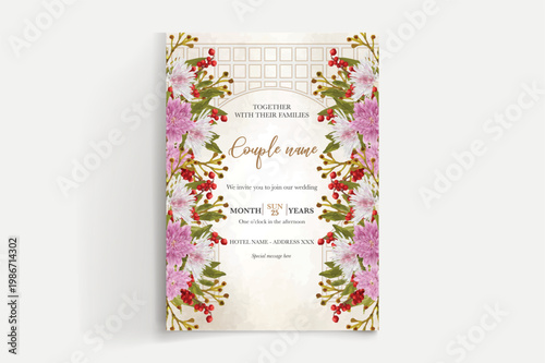Save the date wedding invitation templates