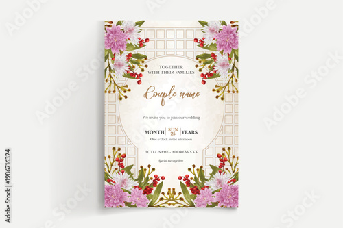 Save the date wedding invitation templates