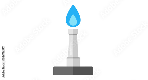 An illustration of a water droplet on a modern pedestal