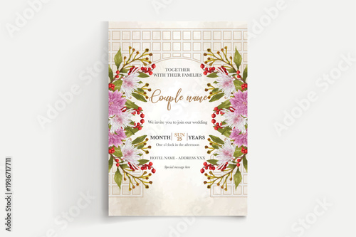 Save the date wedding invitation templates
