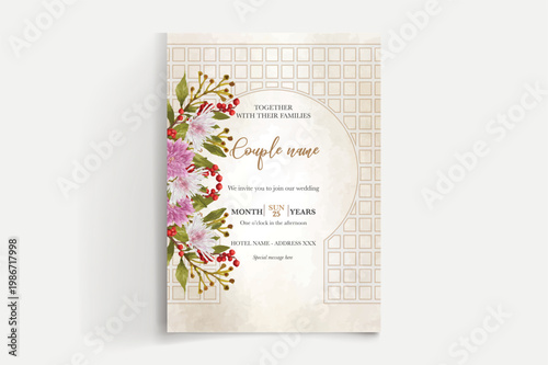 Save the date wedding invitation templates