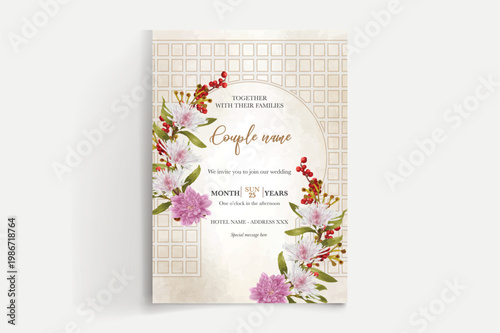 Save the date wedding invitation templates