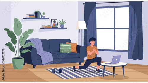 A Visual Exploration of the Modern Home Fitness Revolution, Digital Health Coaching, and the Quest for Physical Vitality in the Domestic Space