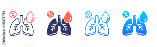 Blood Oxygen Icon Pack In Multiple Styles