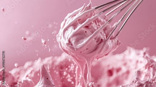 A vibrant pink strawberry cocktail creates a dynamic water splash in a clear martini glass isolated on a white background, perfect for a celebration