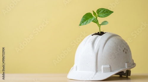 Creative Labour Day Concept with Single Hero Object on Solid Color Background Featuring Symbolic Work Tools and Modern Workforce Appreciation Theme with Ample Copy Space for Text Overlay Commercial St